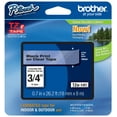 thumbnail image 1 of Genuine Brother 3/4" (18mm) Black on Clear TZe P-touch Tape for Brother PT-2400, PT2400 Label Maker, 1 of 1