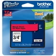 thumbnail image 1 of Genuine Brother 3/4" (18mm) Black on Red TZe P-touch Tape for Brother PT-2100, PT2100 Label Maker, 1 of 1