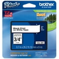thumbnail image 1 of Genuine Brother 3/4" (18mm) Black on White TZe P-touch Tape for Brother PT-P750W, PTP750W Label Maker, 1 of 1