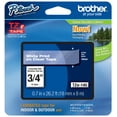 thumbnail image 1 of Genuine Brother 3/4" (18mm) White on Clear TZe P-touch Tape for Brother PT-520, PT520 Label Maker, 1 of 1