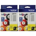 thumbnail image 1 of Genuine Brother LC201Y Yellow Ink (2 pack), 1 of 2