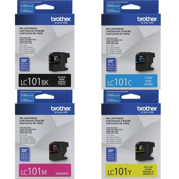 Genuine Brother MFC-J450DW Standard Yield Ink Cartridge Set