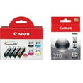 thumbnail image 1 of Genuine Canon CLI-221 Four-Color Ink Tank Pack (92946B004) + Canon PGI-220 Black Ink Tank (2945B001), 1 of 3