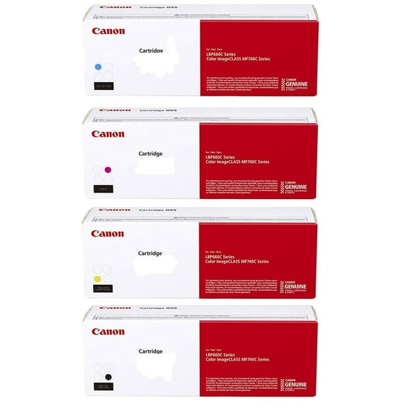 Genuine Canon Color imageCLASS LBP664Cdw Toner Cartridges 4-Pack (Black, Cyan, Magenta, Yellow) for Canon LBP664Cdw