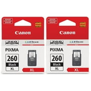 Genuine Canon PG-260 XL Black Ink Cartridge 3706C001 - 2 Pieces