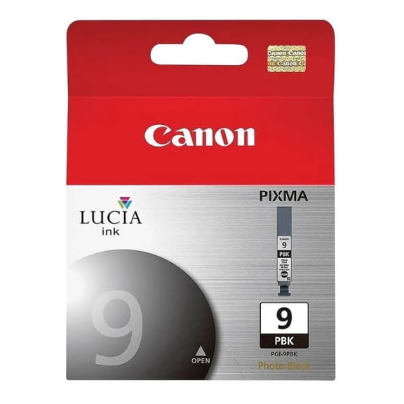 CANON Genuine PGI-9PBK LUCIA Photo Black Ink Tank Cartridge (1034B002) (w/o manufacturer warranty)