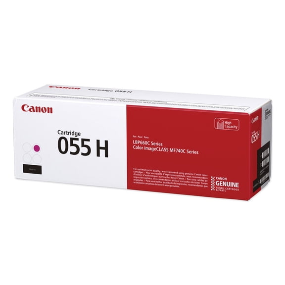 Genuine Canon Toner 055 Magenta, High Capacity - Yields Up To 5,900 Pages