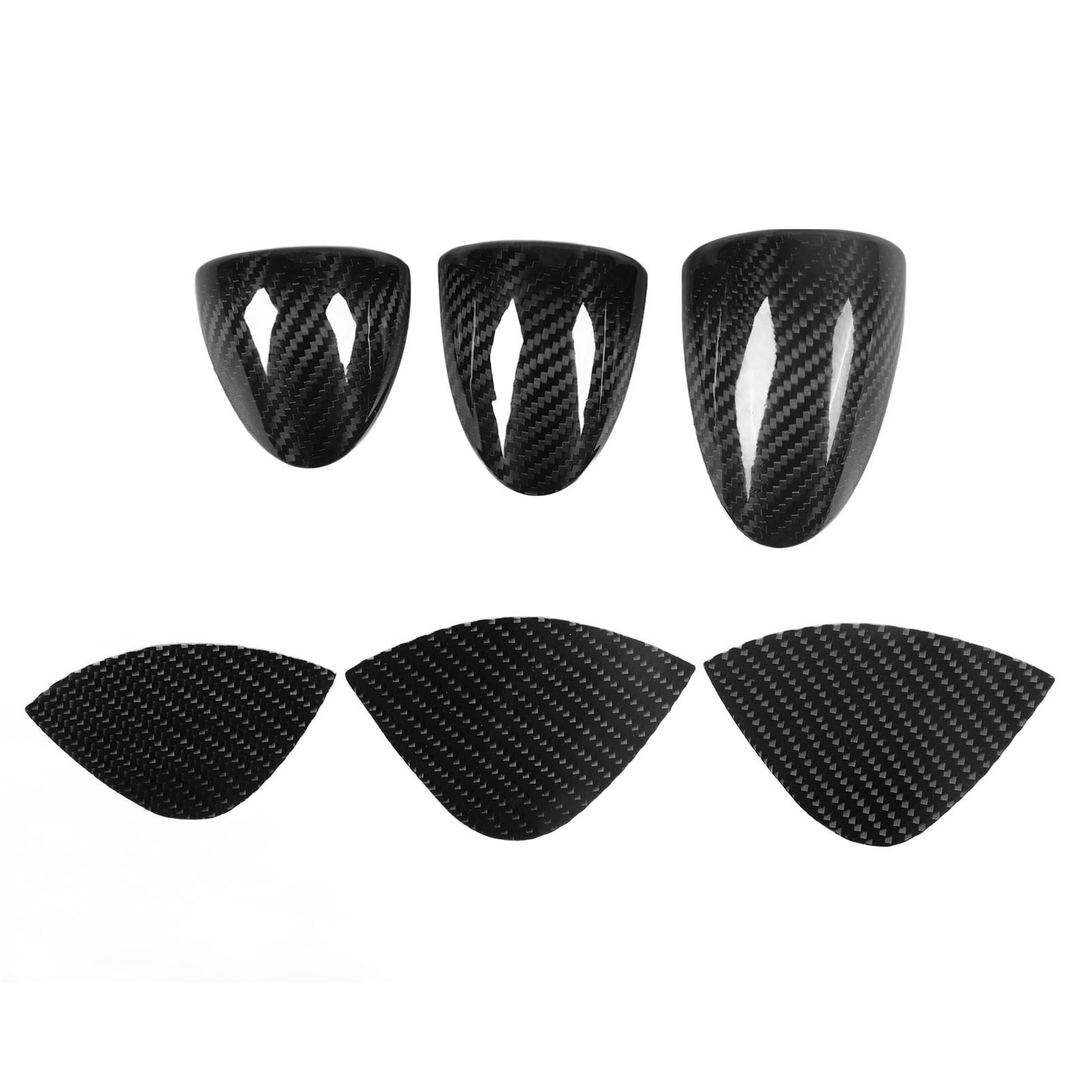 Genuine Carbon Fiber Dashboard Gauge Pod Cover Decoration Replacement
