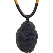 Genuine Cintamani Saffordite Stone Necklace,Genuine Arizona Obsidian Tektites Raw Crystals,Irregular Shape