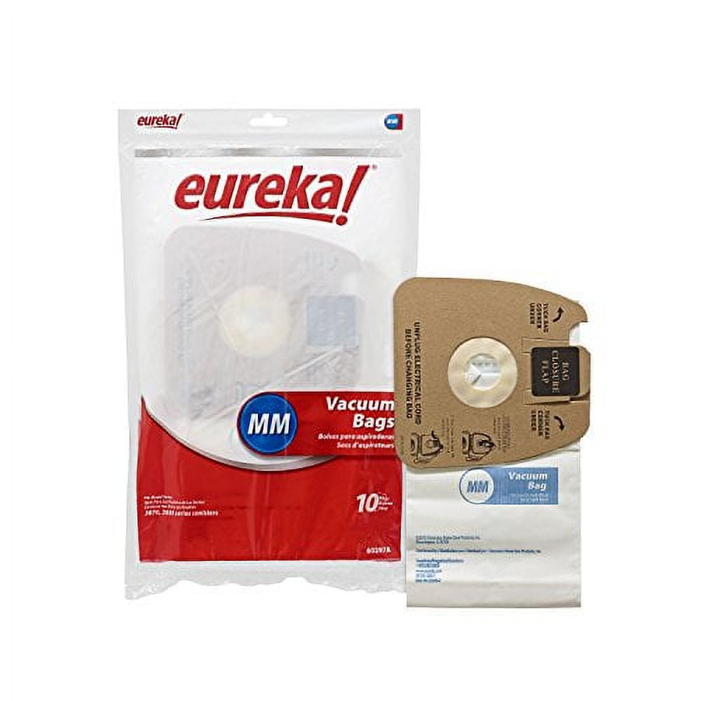 Genuine Compatible with Eureka MM Vacuum Bag 60297A Style 10 bags per Unit