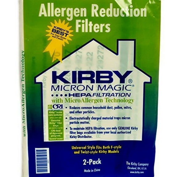 Genuine Compatible with Kirby Compatible with Kirby Allergen Reduction Vacuum Bags 205811 TEJ
