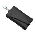 thumbnail image 1 of Genuine Cowhide Car Key Case,Men Luxury Home Key Holder Wallet,Glossy Smooth Anti-Scratch Key Pouch,Waterproof Durable Leather Key Organizer,Multi-Functional Business Daily Key Bag, 1 of 6