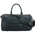 Genuine Cowhide Leather Duffel Bag Versatile Weekender and Overnight