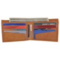 thumbnail image 1 of Genuine Cowhide Leather Simple Card Holder Bifold Wallet 758 CF, 1 of 41