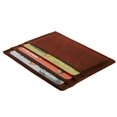 thumbnail image 1 of Genuine Cowhide Leather Thin Men's Wallet Front Pocket Card Case Bill Fold Ultra Thin, 1 of 7
