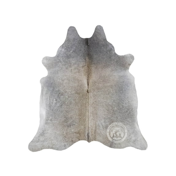 Genuine Cowhide Rug - Gray XXL (6x7-8') | Natural Hair-On Leather Area Rug