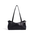 thumbnail image 1 of Genuine Cowhide Women Tote Shoulder Bag, Red Leather Casual Work Crossbody Handbag, 1 of 8