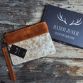 thumbnail image 1 of Genuine Cowhide Wristlet Highlands Clutch Bag, 1 of 1