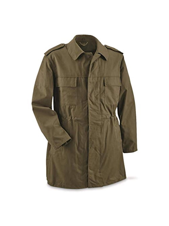 Genuine Czech M85 Parka Cotton Blend Jacket, Olive Drab / Large (100cm, 68in) - Made in USA.
