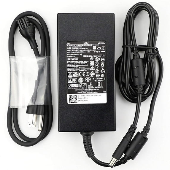 Genuine 180W Replacement AC Adapter for Dell Precision 15 7000 Series (7510), Precision 17 7000 Series (7710).