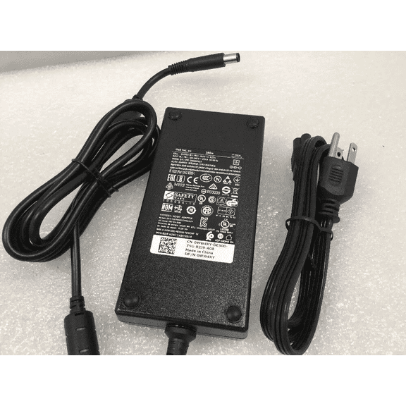 Pre-Owned Genuine Dell 180W Alienware Laptop AC Charger