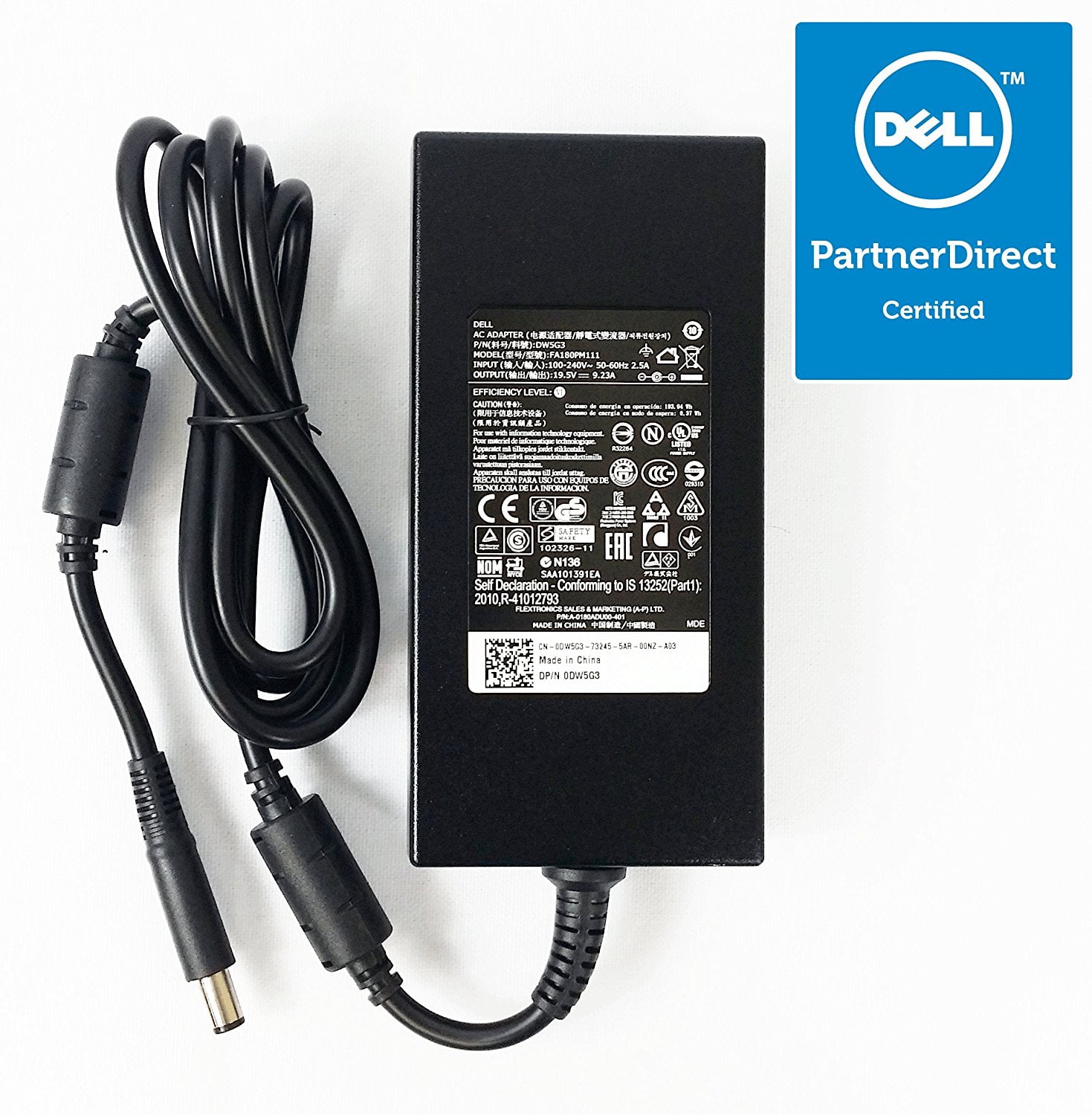 Dell 180W AC Adapter for Alienware 15 R1, R2, Precision 7510 