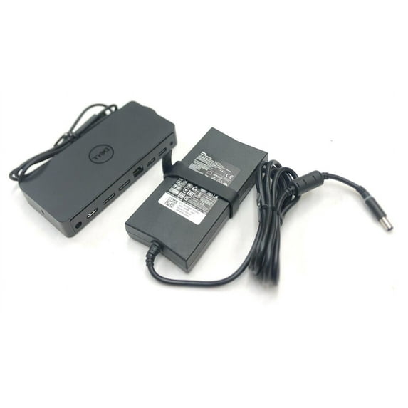 Genuine Dell D6000 Docking Station with 130W AC Adapter M4R9V 0M4R9V