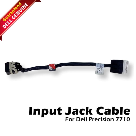 Genuine Dell OEM Precision 17 7710 DC Power Input Jack with Cable 0MJ0HM MJ0HM (New)