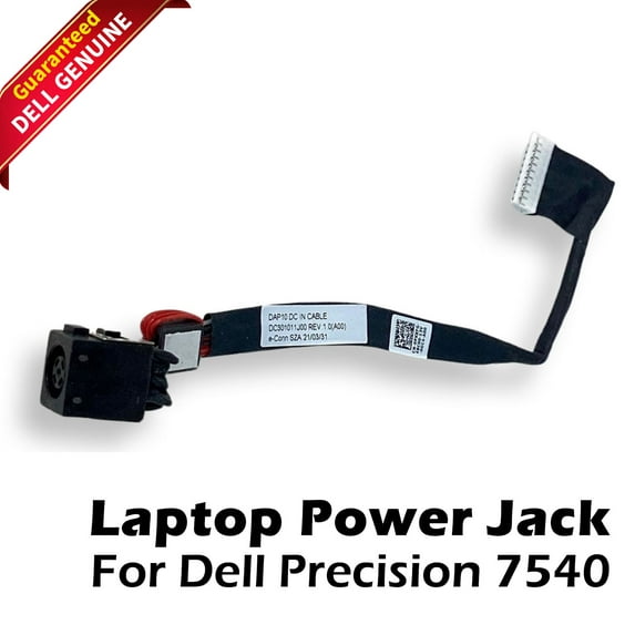 Genuine Dell Precision 7530 M7530 DC Power Jack Charging Port PXXFG DC301011J00 (New)
