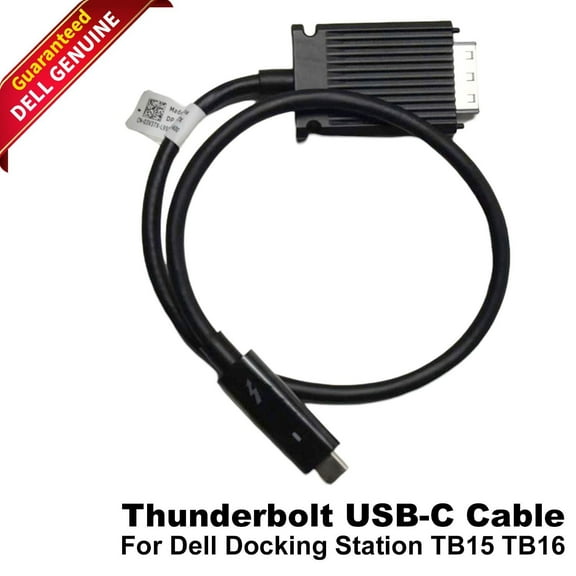 Dell Thunderbolt 3 USB‑C Cable for TB15/TB16 Dock – 3V37X / 5T73G