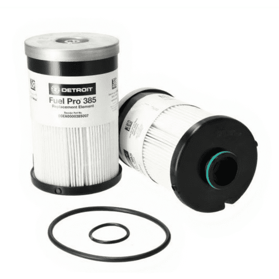 Genuine Detroit Diesel A0000385007 Fuel Filter Element Water Separator for DD13 DD15 DD16 Engines - OEM Filtration Cartridge with O-Rings