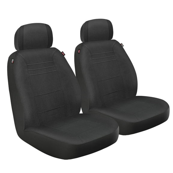 Genuine Dickies 2 Piece Aquablock Universal Car Seat Covers, Gray