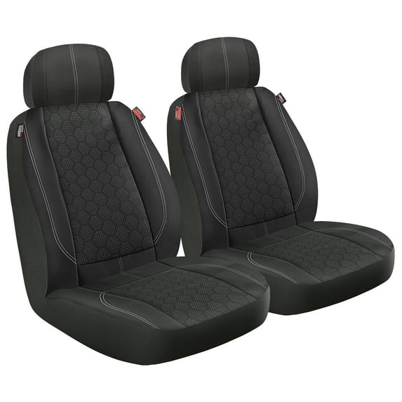 Genuine Dickies 2-Piece Black-Gray Rockport Seat Covers