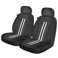 Genuine Dickies 2 Piece Classics Black Car Seat Covers Fits Low Back