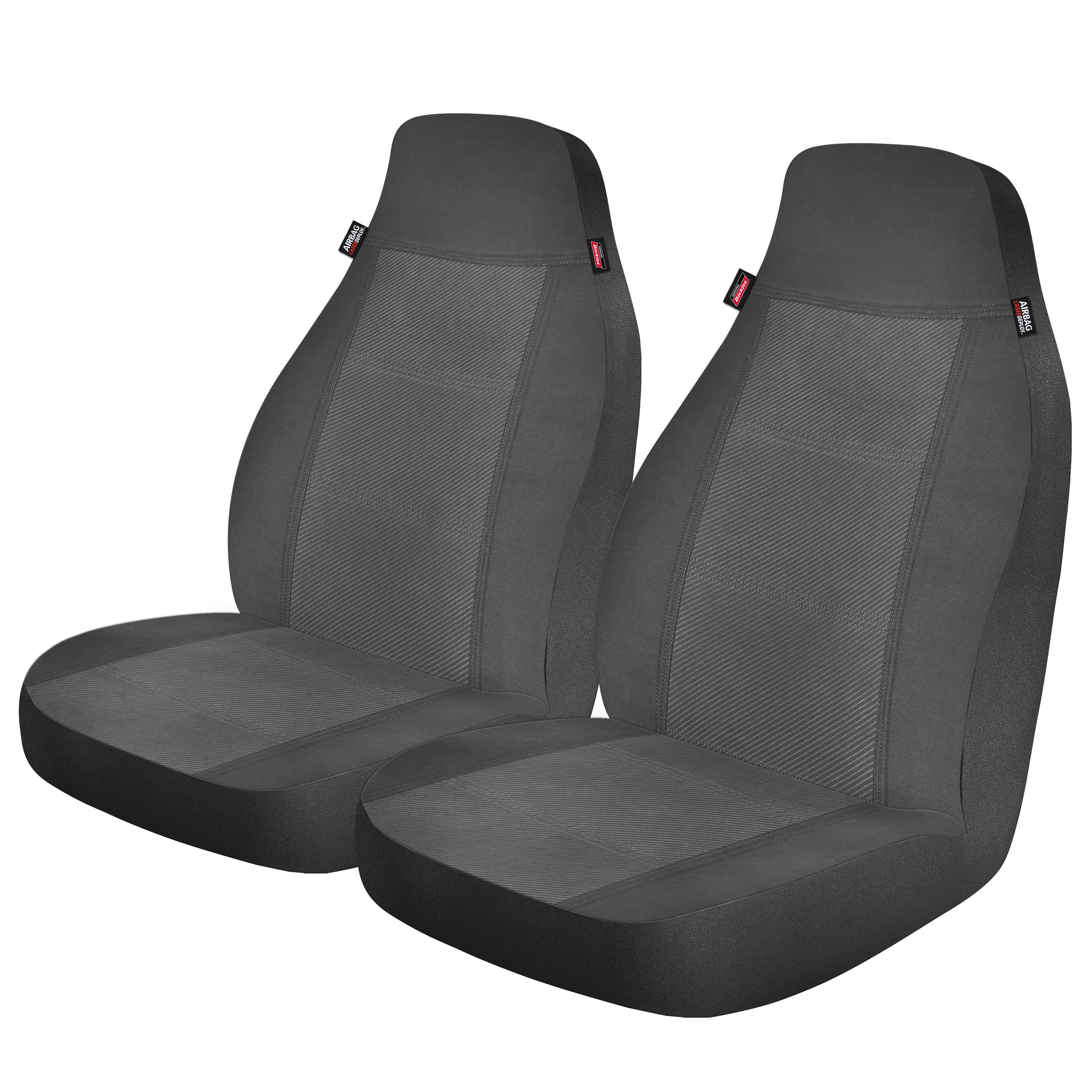 Genuine Dickies 2 Piece Noah Polyester Front Car Seat Covers Black, 806414 - image 1 of 16