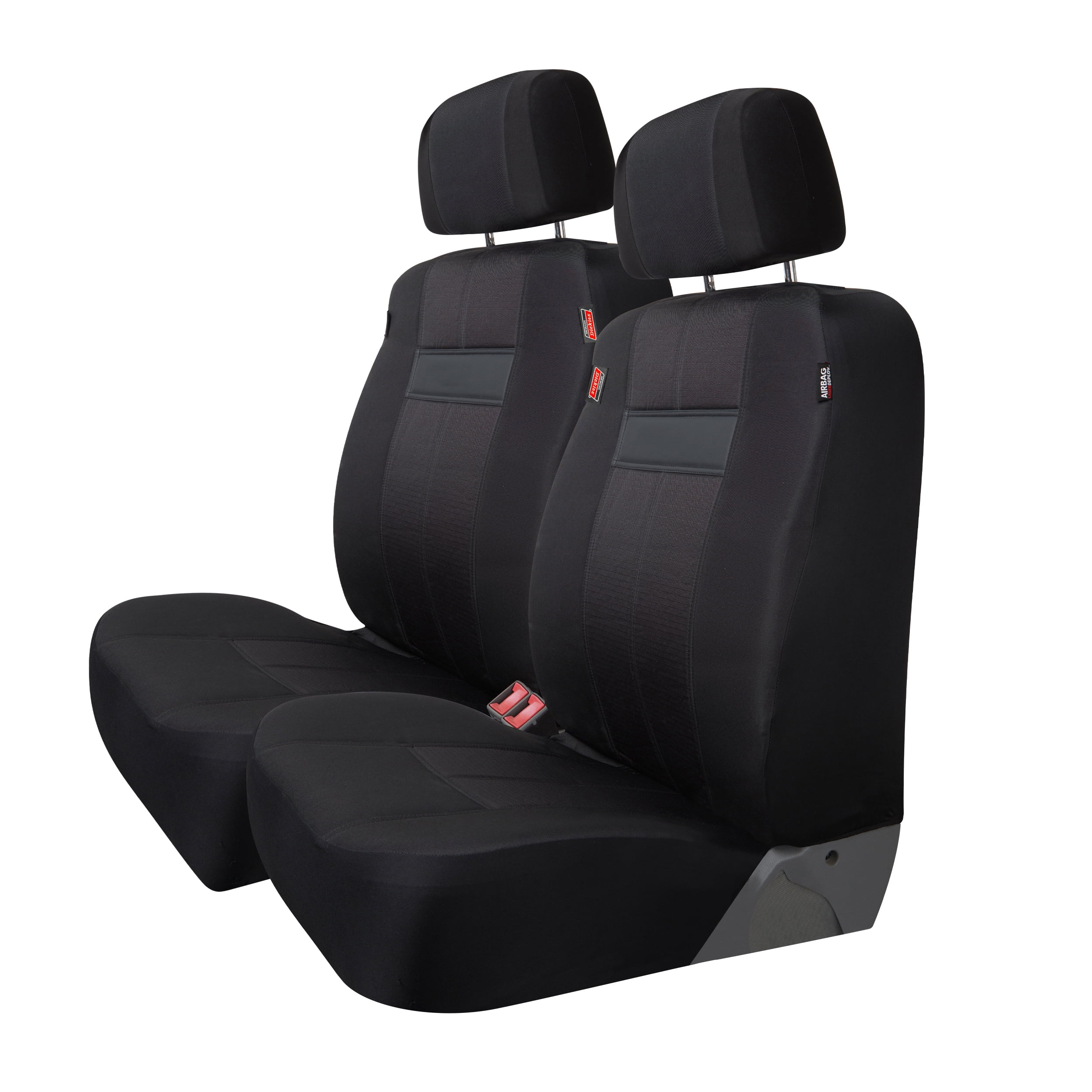 Genuine Dickies 2 Piece Premium Truck Ortega Black Seat Covers