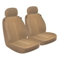 thumbnail image 1 of Genuine Dickies 2 Piece Sorrento Universal Car Seat Covers, Tan, 1 of 12