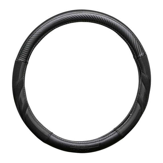 Genuine Dickies Black Carbon Fiber Dura Grip Steering Wheel Cover, 34078PWDI, 1.10 lbs