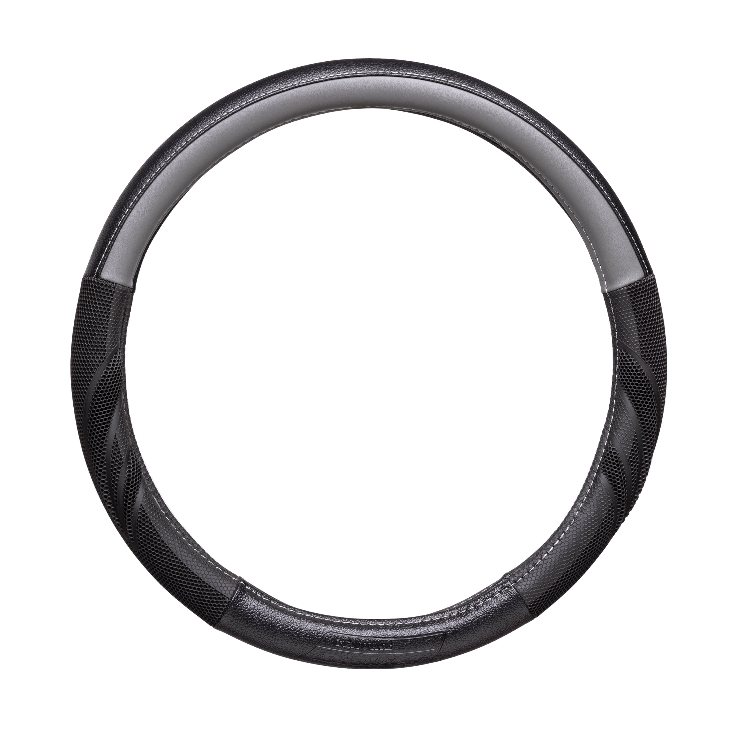 Genuine Dickies Dura Grip Black-Gray Truck Steering Wheel Cover
