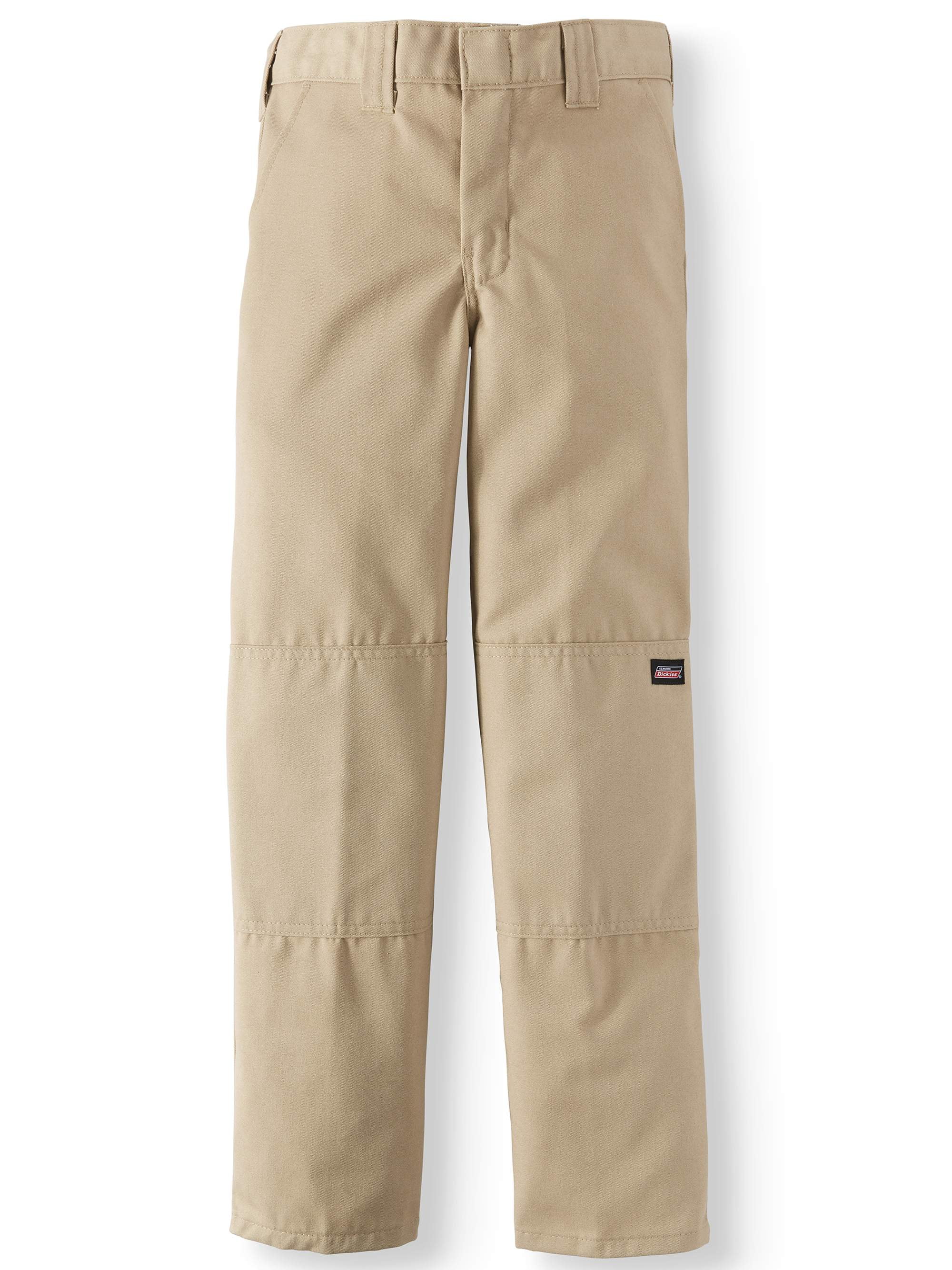 Genuine Dickies Boys School Uniform Double-Knee Multi Pocket Pants, Sizes 4-18, Slim, & Husky - Walmart.com