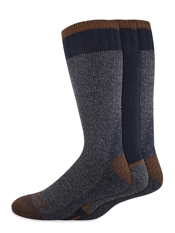 Genuine Dickies Cotton Thermal Crew, 3 Pack, Shoe Size 6-12