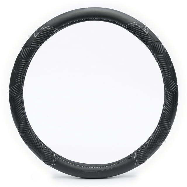 Genuine Dickies Heavy Duty Truck Steering Wheel Cover, Black, 1.1 lbs