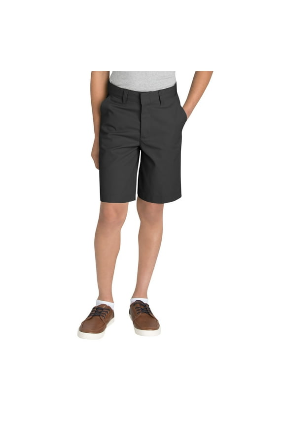 Husky Boys School Uniform Flex Waist Flat Front Shorts (Husky)