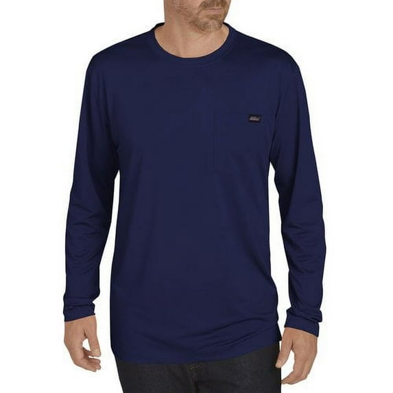 Genuine Dickies Men and Big Mens Long Sleeve Active Performance Pocket T-Shirt