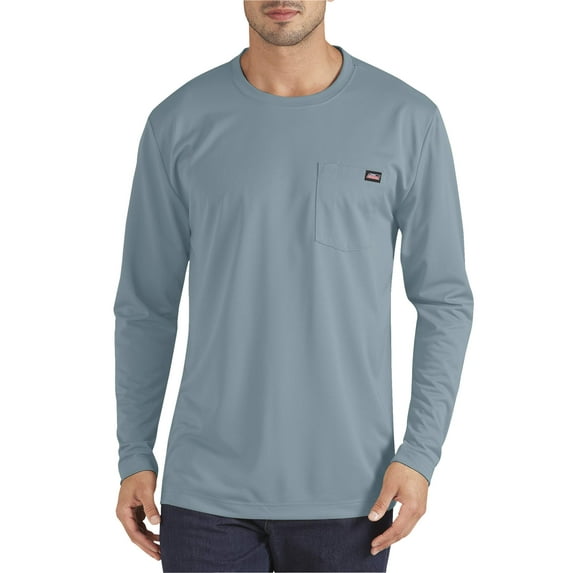 Genuine Dickies Men and Big Mens Long Sleeve Active Performance Pocket T-Shirt