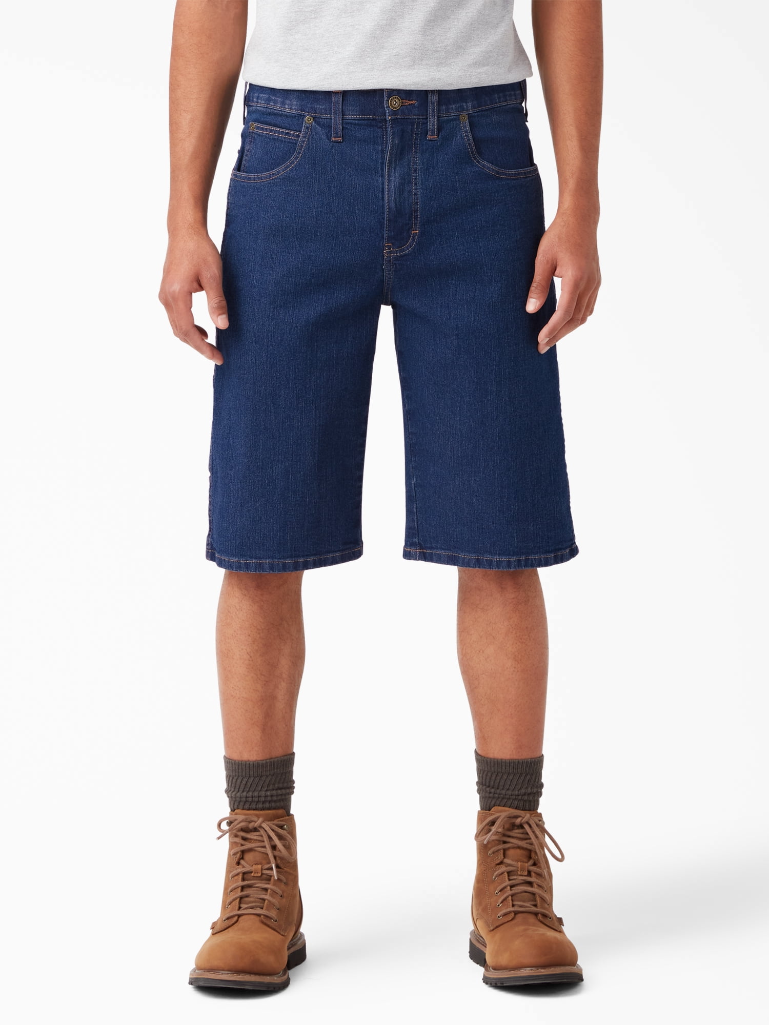 Dickies FLEX Active Waist Blue Denim Carpenter Shorts