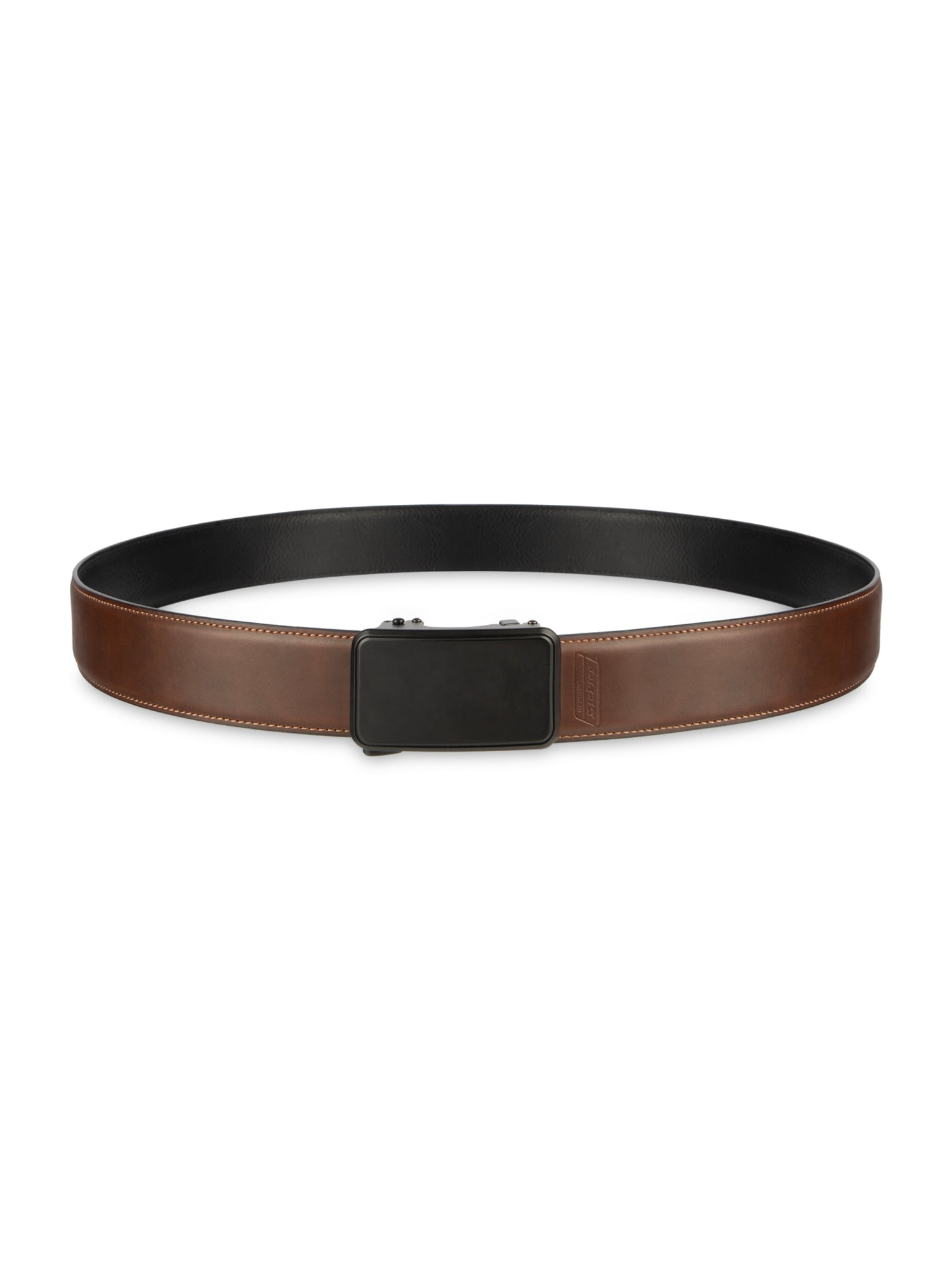 Genuine Dickies Men’s Adjustable Track Lock Ratchet Buckle Belt, No‑Hole Design