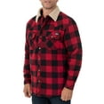 thumbnail image 1 of Genuine Dickies Men's Buffalo Twill Shirt Jacket with Sherpa Collar, 1 of 4