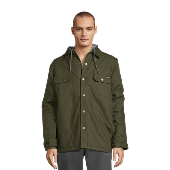 Genuine Dickies Men's Canvas Hooded Shirt Jacket