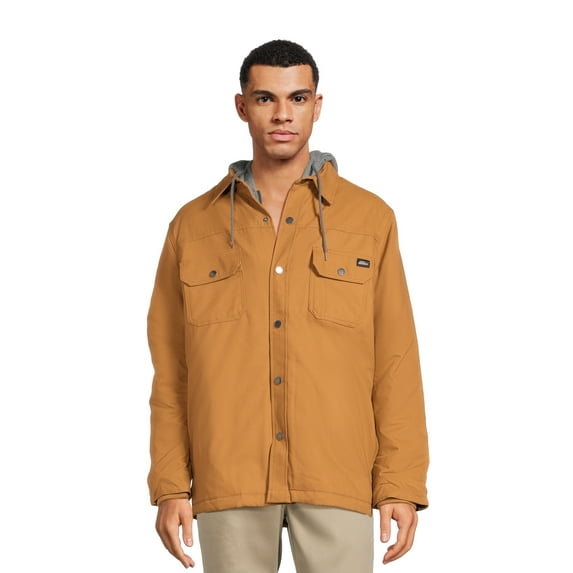 Genuine Dickies Men's Canvas Hooded Shirt Jacket